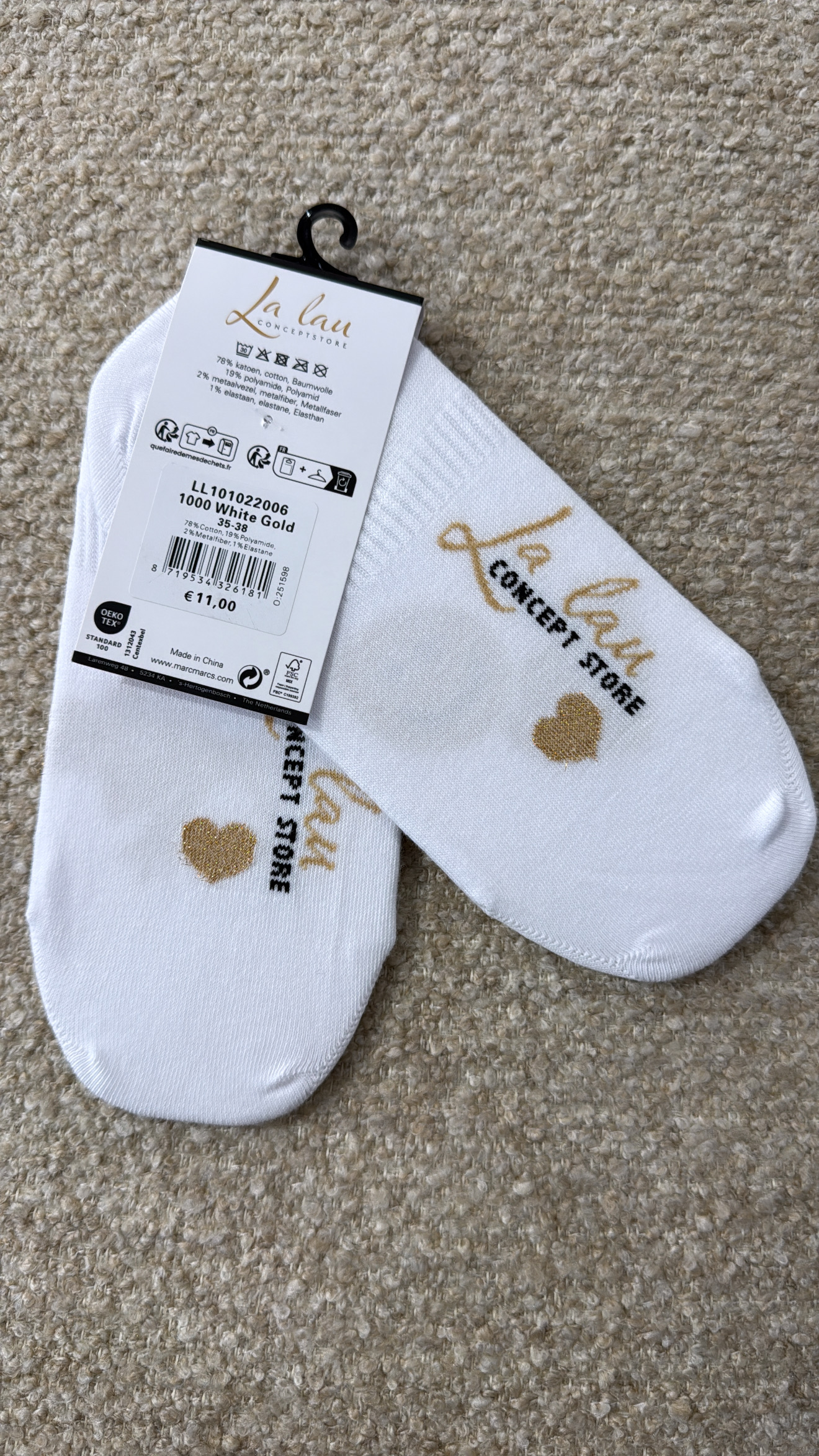 LaLau x MarcMarcs Sneakersokken - Afbeelding 2