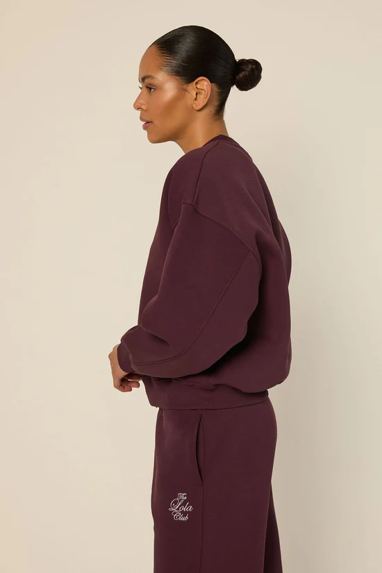 The Lola Club  Yara Pants | Mulberry Wine - Afbeelding 3