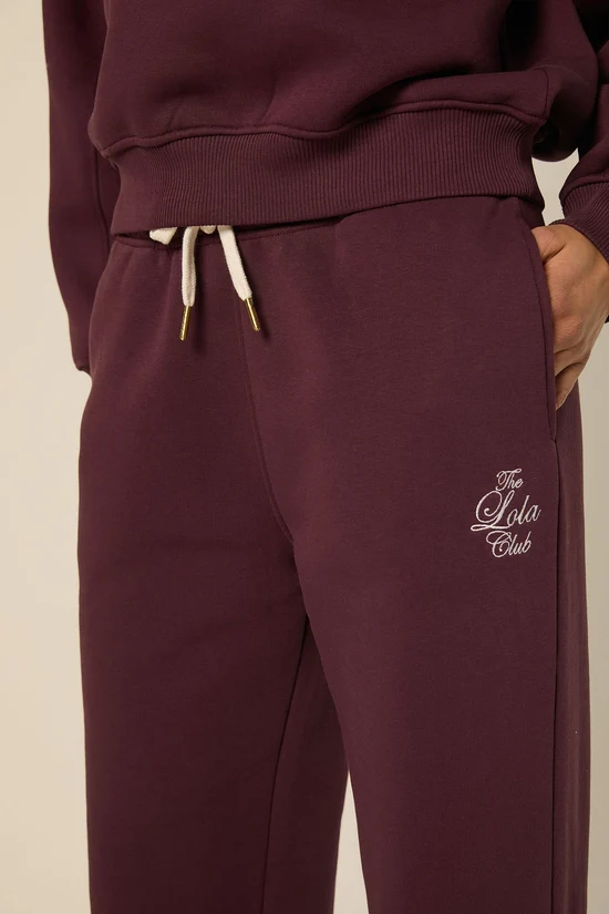 The Lola Club  Yara Pants | Mulberry Wine - Afbeelding 4
