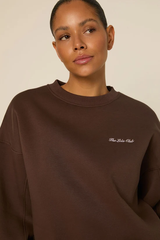 The Lola Club  Yara Sweater | Espresso