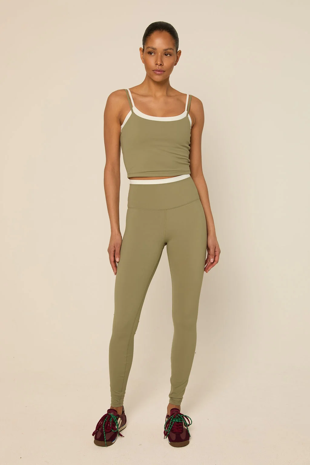 The Lola Club  Bruna Legging | Sage Green