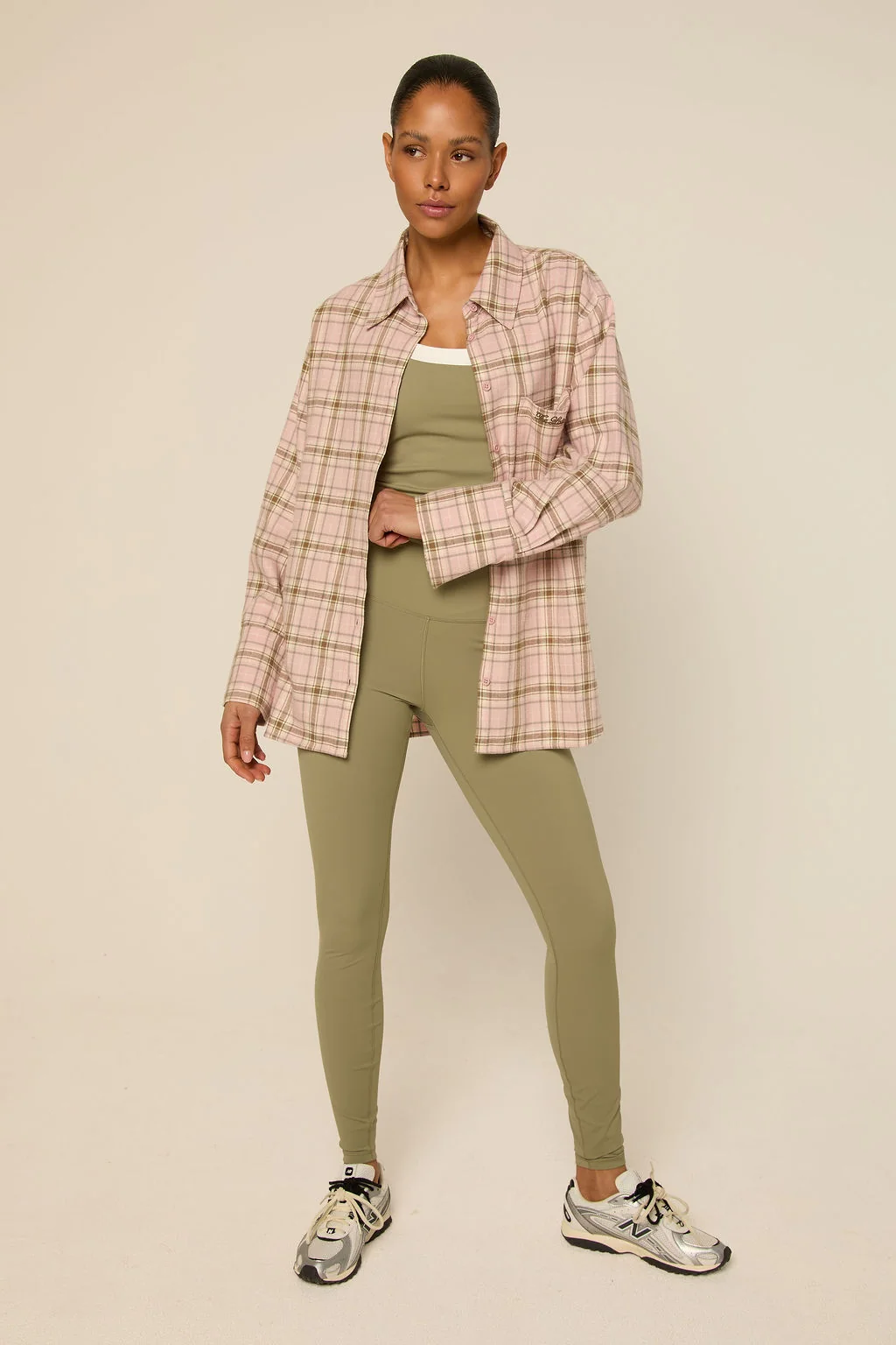 The Lola Club  Bruna Legging | Sage Green - Afbeelding 3