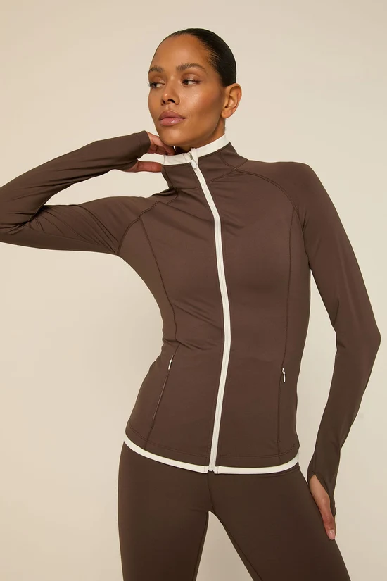 The Lola Club  Bruna Jacket | Espresso - Afbeelding 2