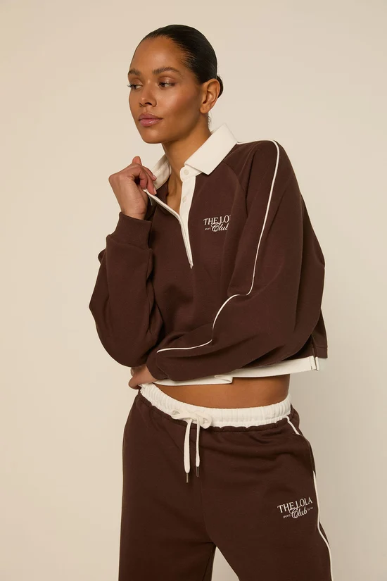 The Lola Club  Kaya Polo | Espresso - Afbeelding 4