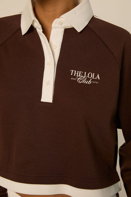 The Lola Club  Kaya Polo | Espresso - Afbeelding 5