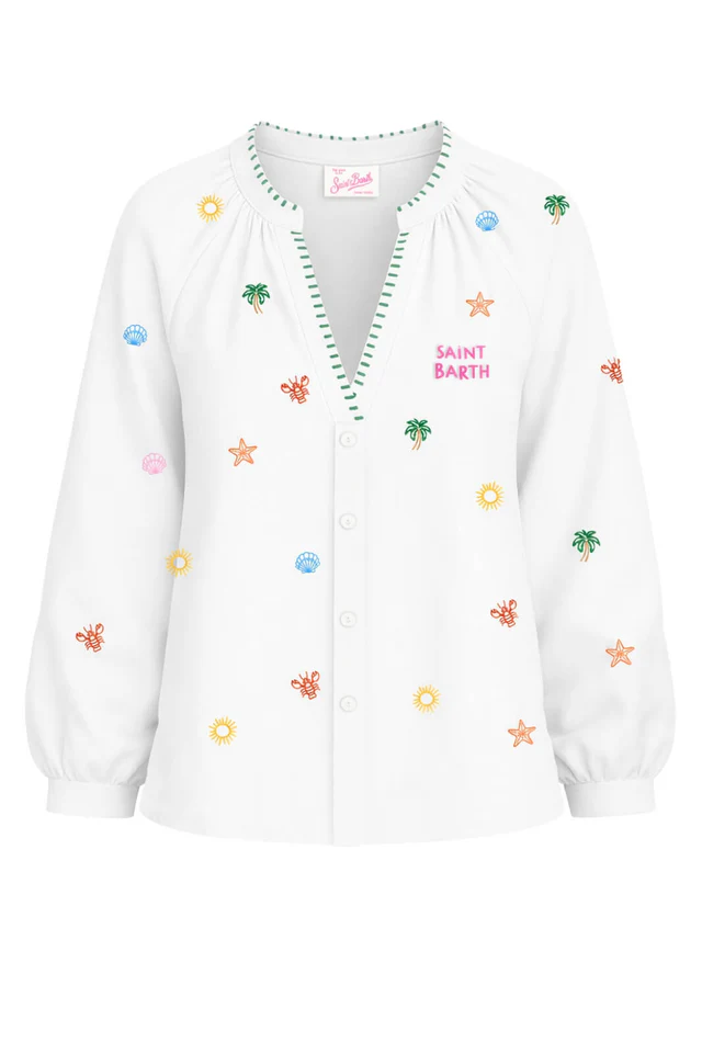Saint Barth MC2 Cotton Shirt Liona 