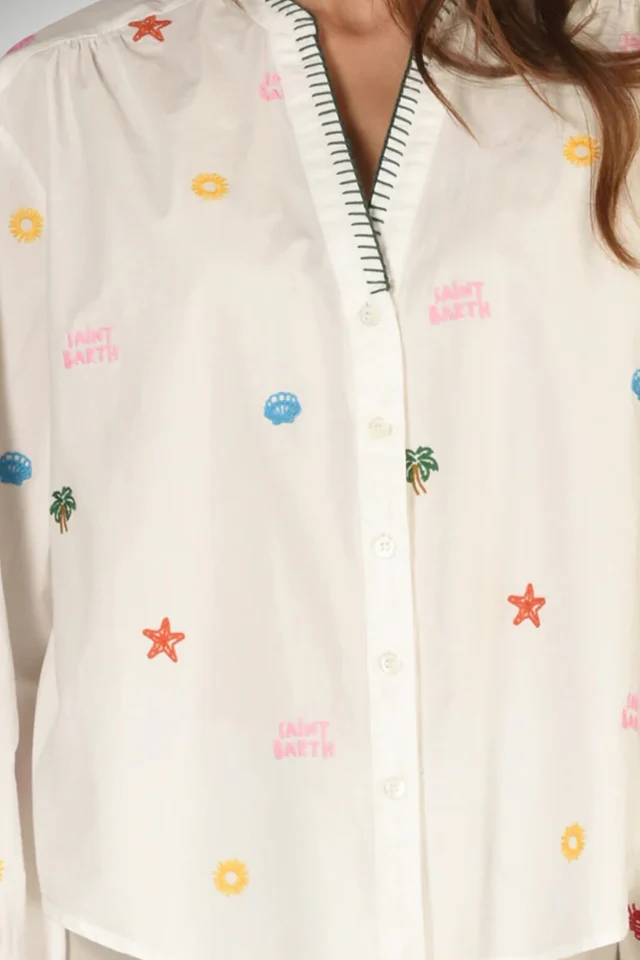 Saint Barth MC2 Cotton Shirt Liona  - Afbeelding 4