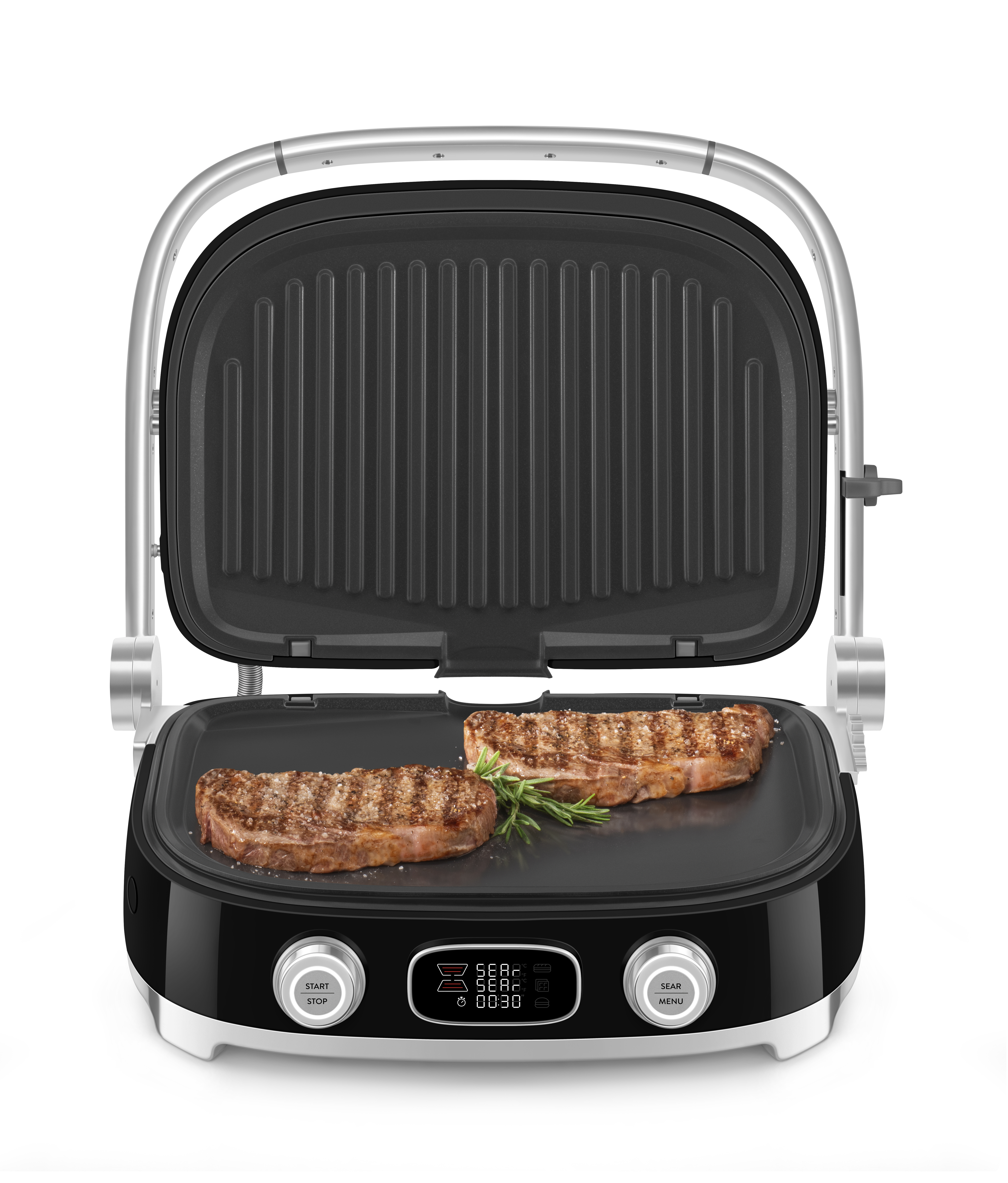 SMEG Multiuse Grill Zwart - Afbeelding 3