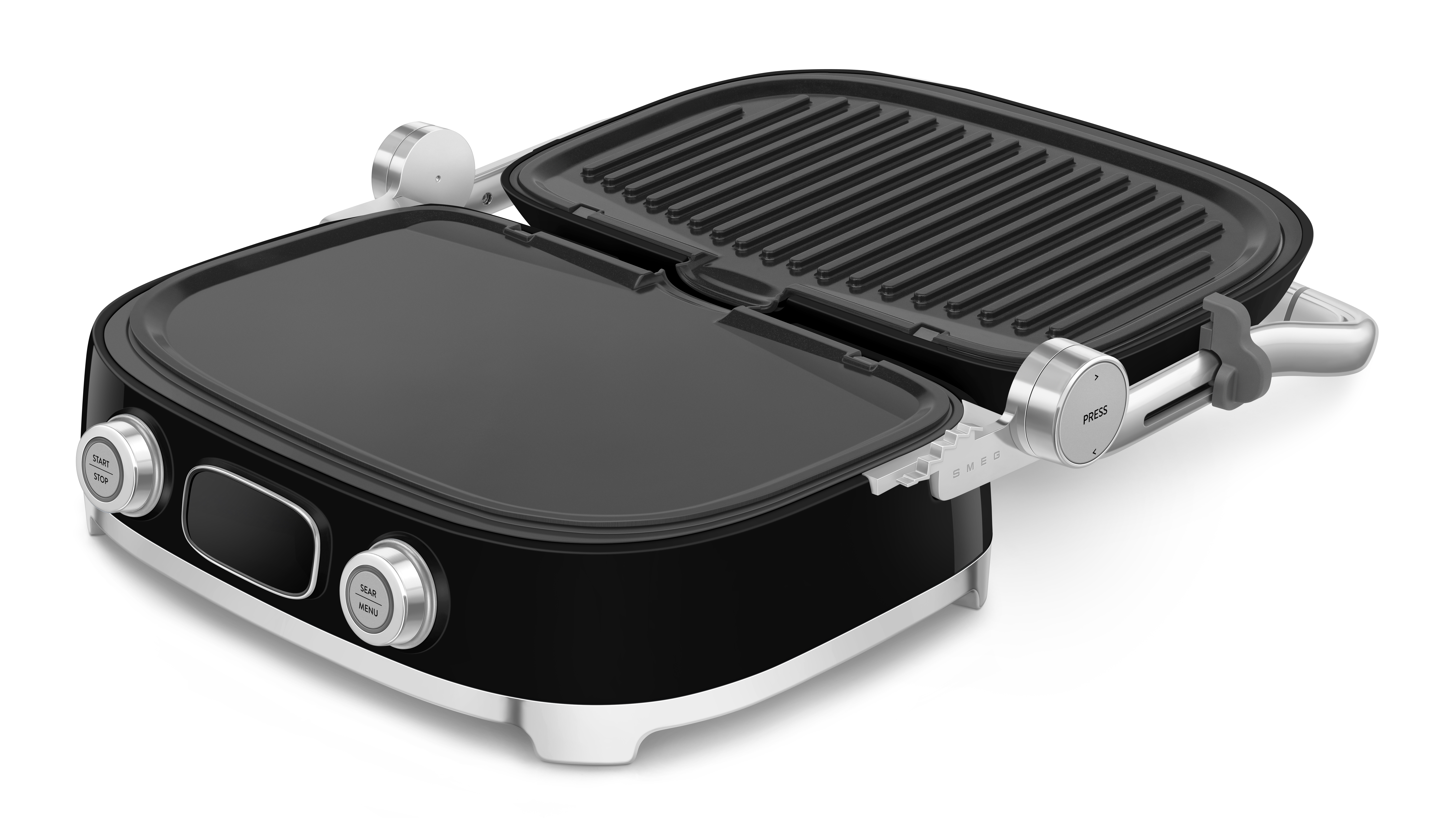 SMEG Multiuse Grill Zwart - Afbeelding 5