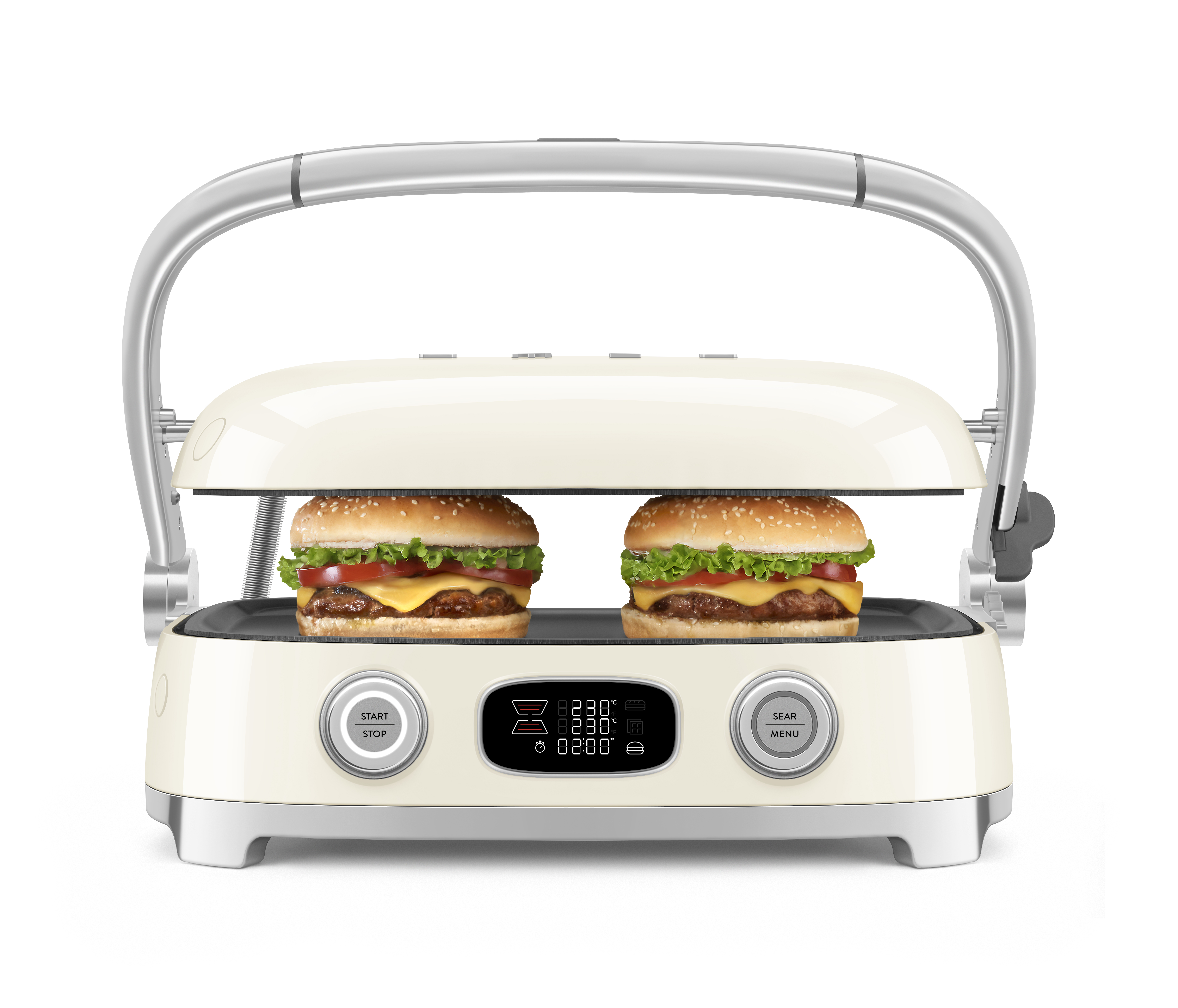 SMEG Multiuse Grill Créme - Afbeelding 2