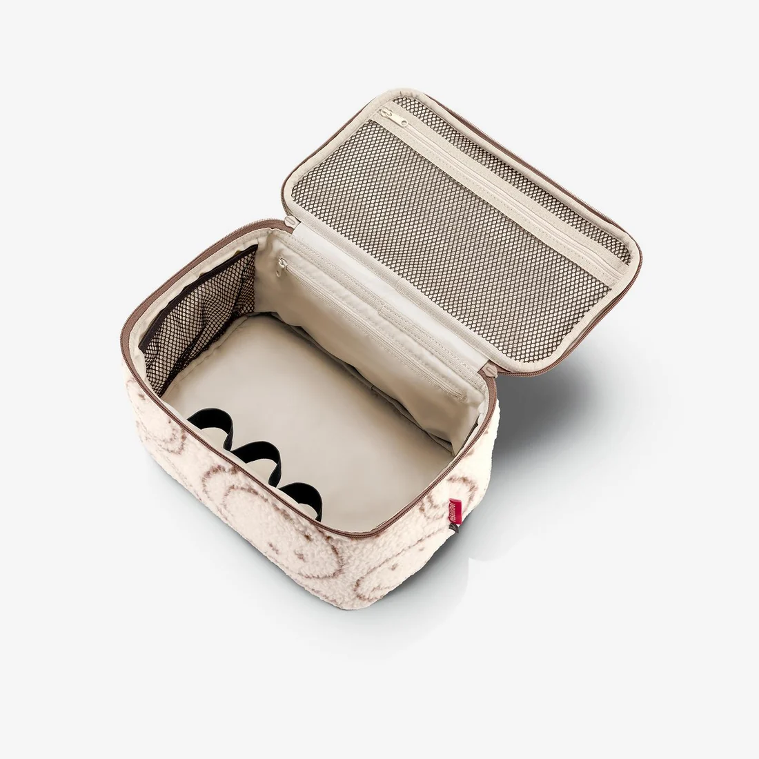 Reisenthel cosmetic case smiley teddy chocolate - Afbeelding 5