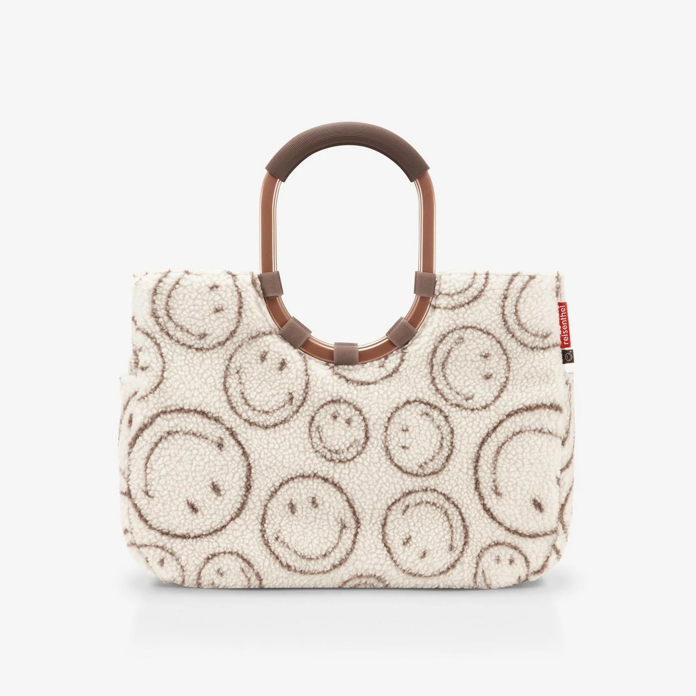 Reisenthel loopshopper L smiley® teddy chocolate