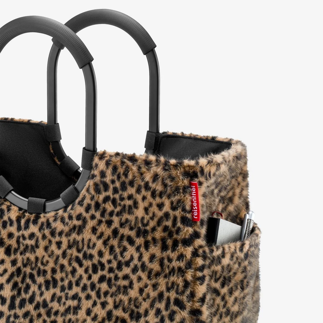Reisenthel loopshopper L leo fake fur - Afbeelding 7