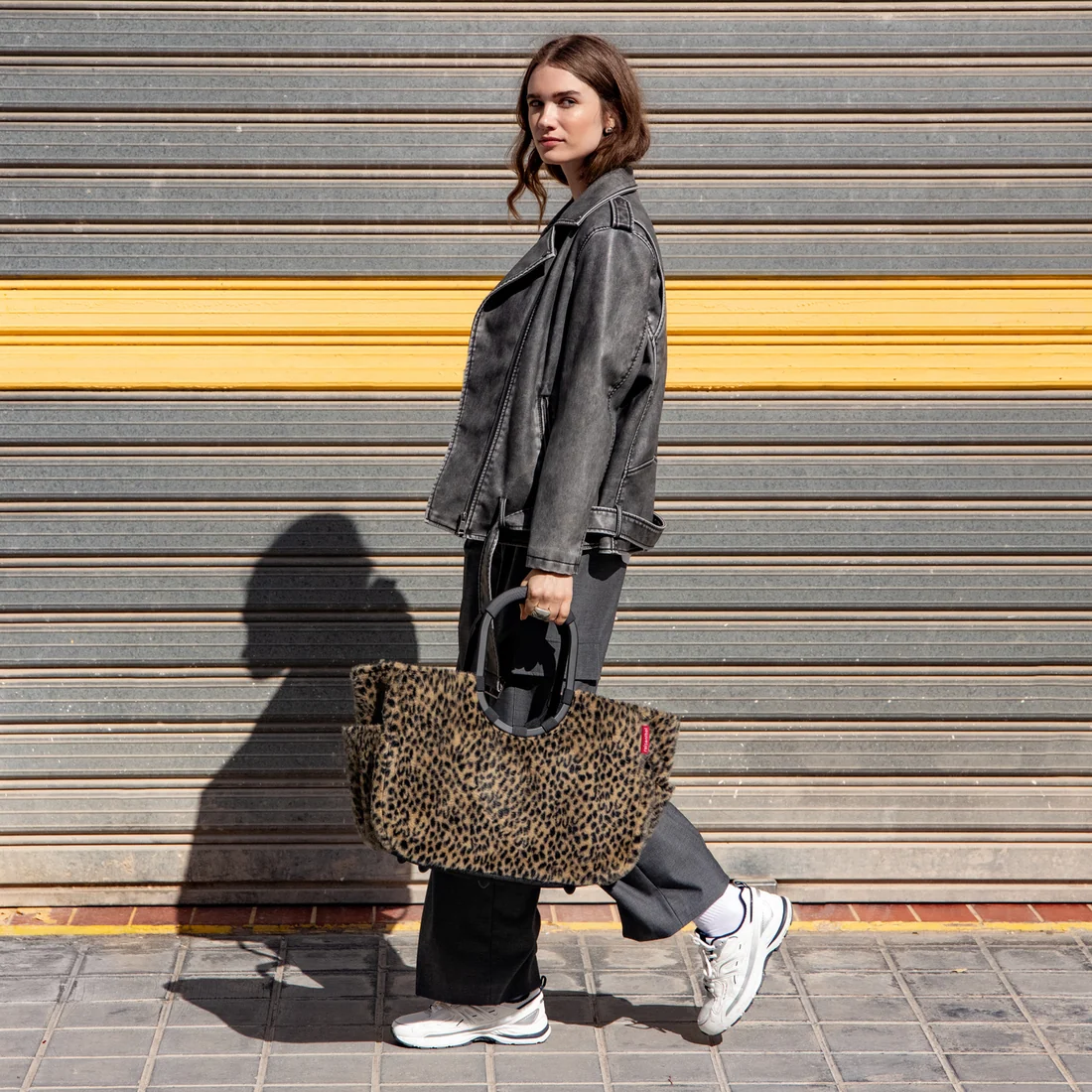 Reisenthel loopshopper L leo fake fur - Afbeelding 6