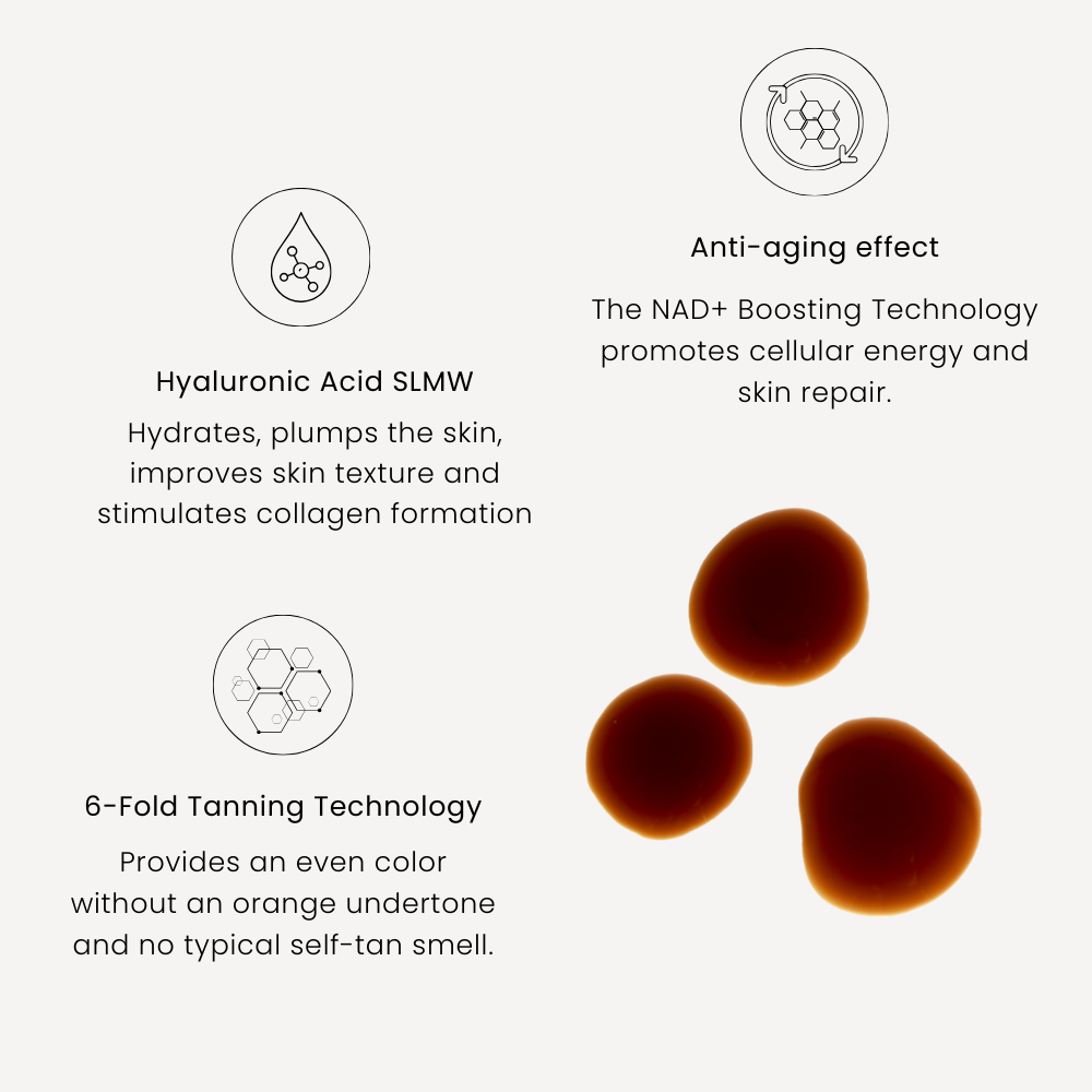 Marc Inbane Perle de Soleil Tanning Drops NAD+ Booster  - Afbeelding 4