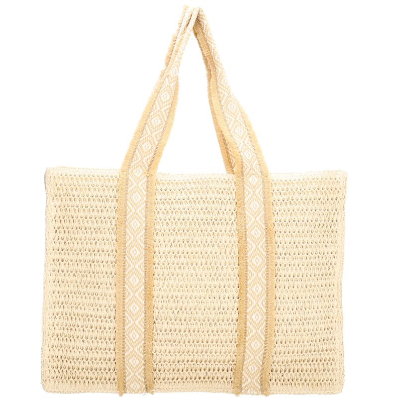 Beagles Tas Raffia Middel - Afbeelding 4