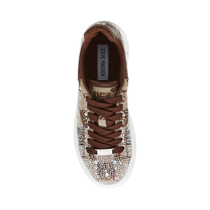 Steve Madden Glider-smr Sneaker Brown - Afbeelding 1