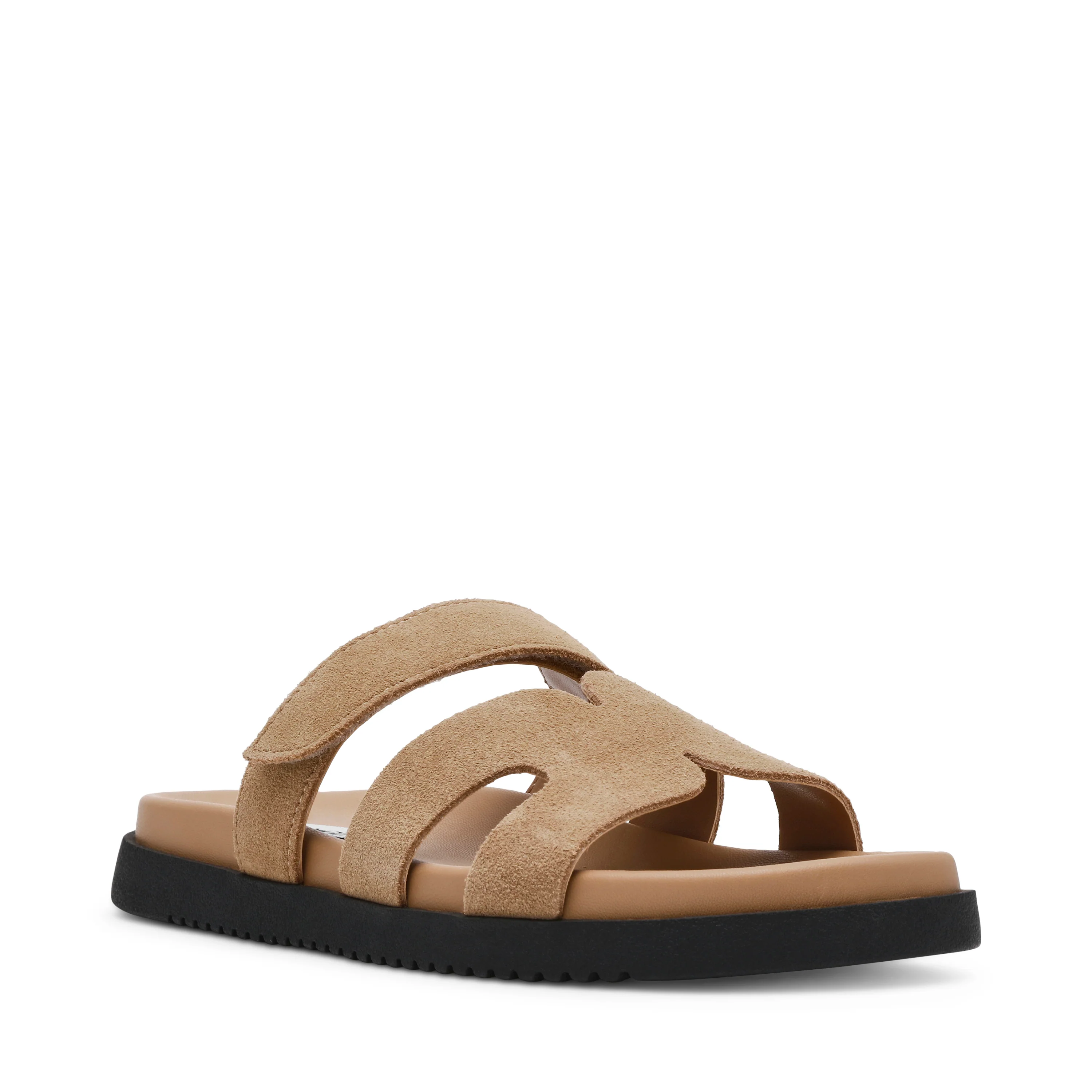 Steve Madden Missile-e Sandal Taupe Suede