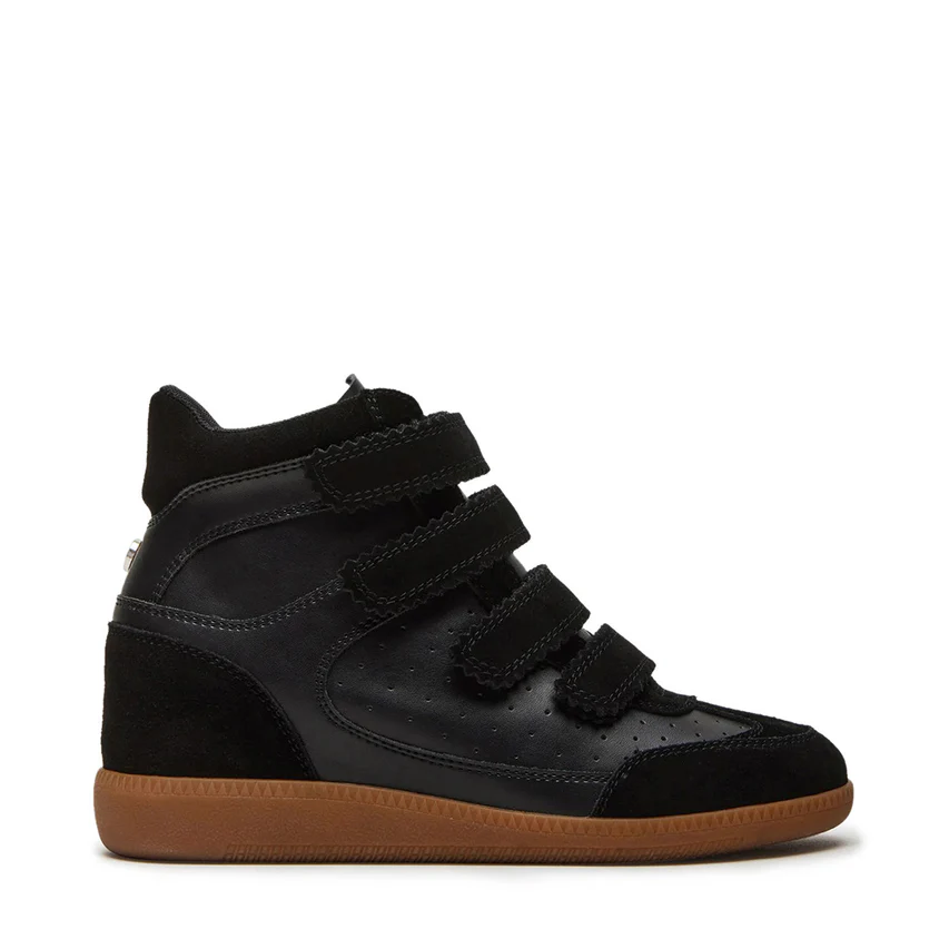 Steve Madden Mustang Sneaker Black Suede - Afbeelding 1