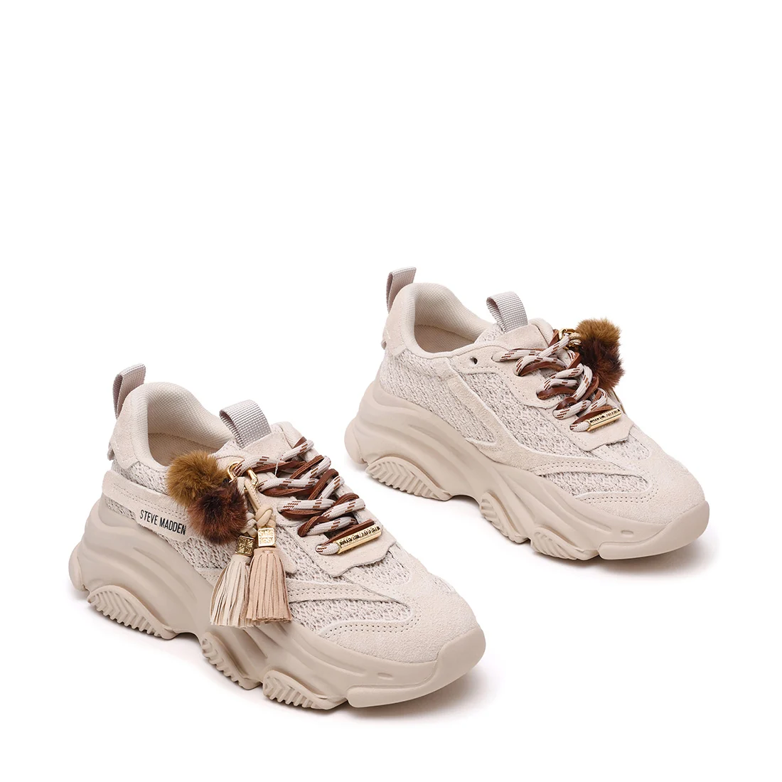 Steve Madden Possession-ppe Sneaker Bone Suede