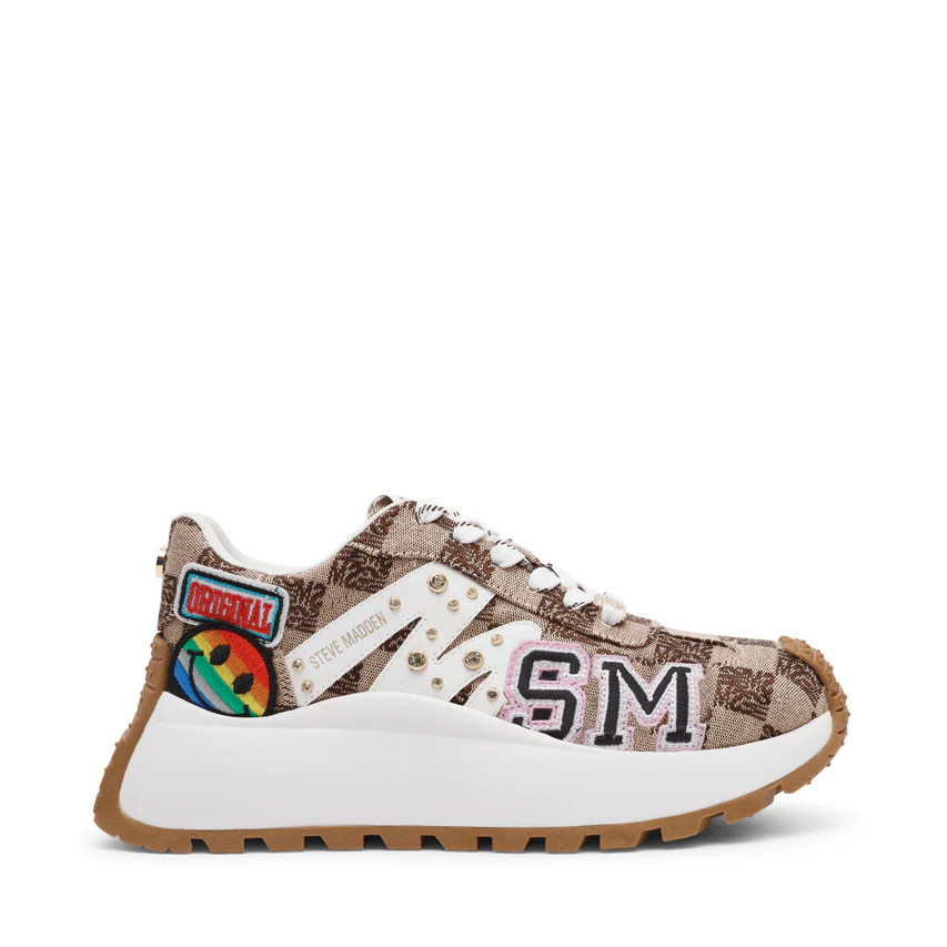 Steve Madden Supercampo-p Sneaker Brown - Afbeelding 1