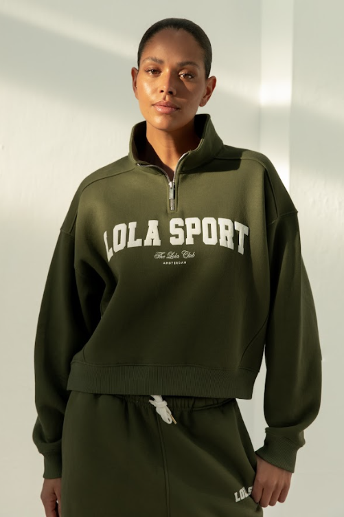 The Lola Club Zipper Dark Green 