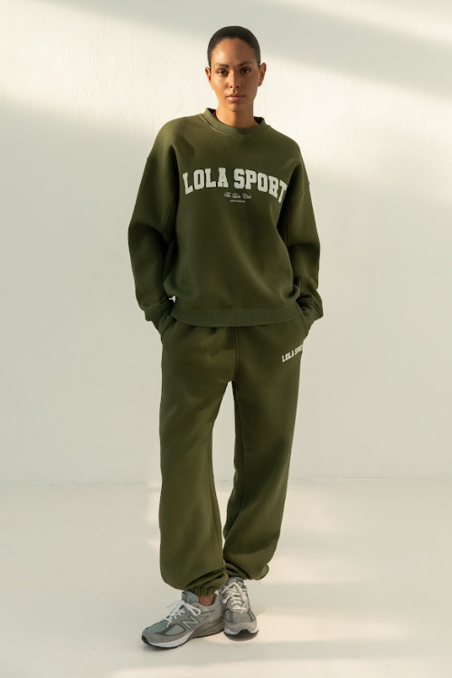 The Lola Club Pants Dark Green