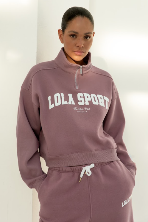 The Lola Club Zipper Mauve