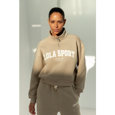 The Lola Club Zipper Beige