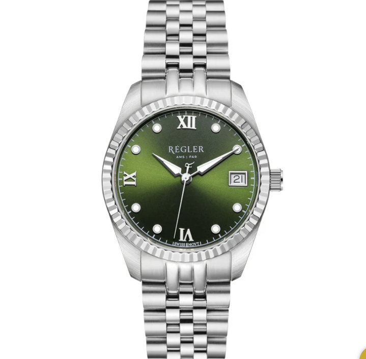 Régler Liberté Staal Zilver - Olijf Groen
