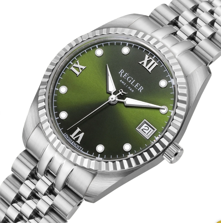 Régler Liberté Staal Zilver - Olijf Groen - Afbeelding 3