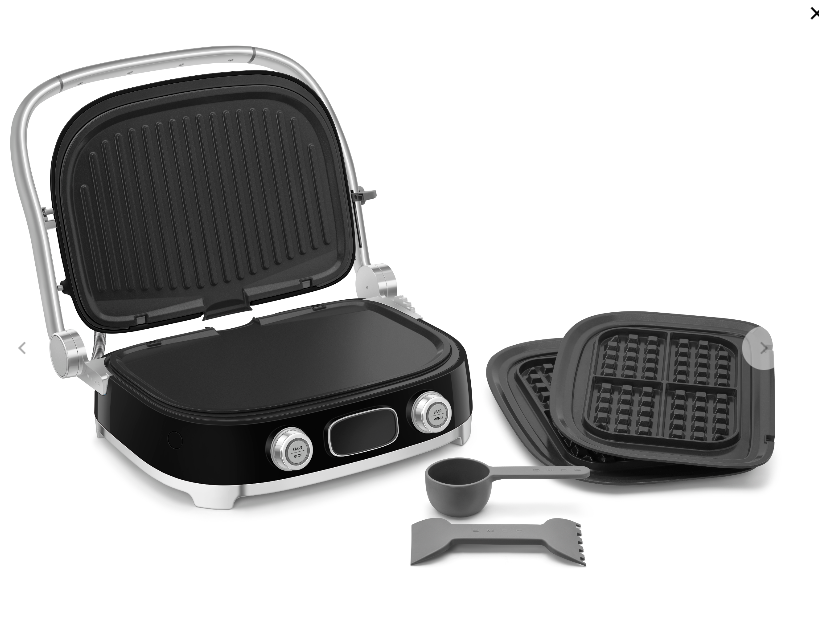 SMEG Multiuse Grill Zwart - Afbeelding 7