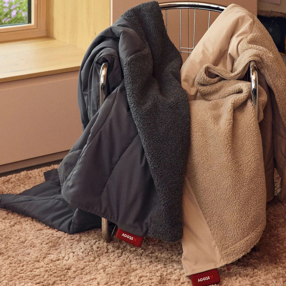 Stoov Warmtedeken Huge   Hug³   |   Woolly Beige - Afbeelding 2