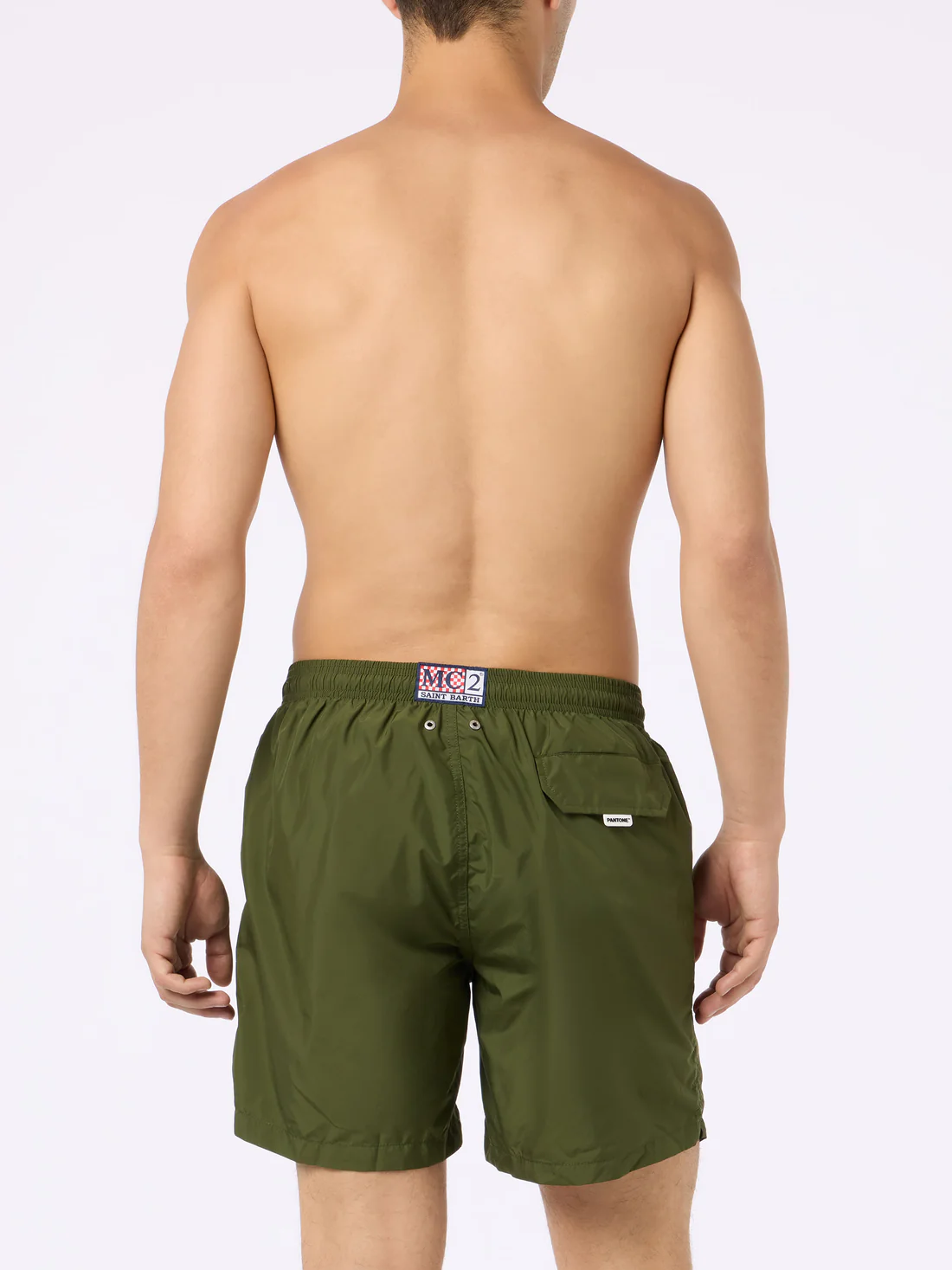 Saint Barth MC2 Pantone swim short Dark Green - Afbeelding 4