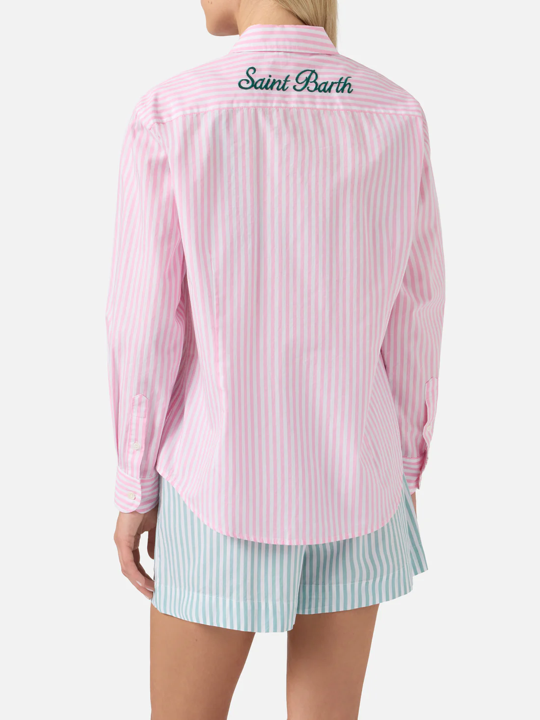 Saint Barth MC2 Meredith cotton shirt pink  - Afbeelding 3