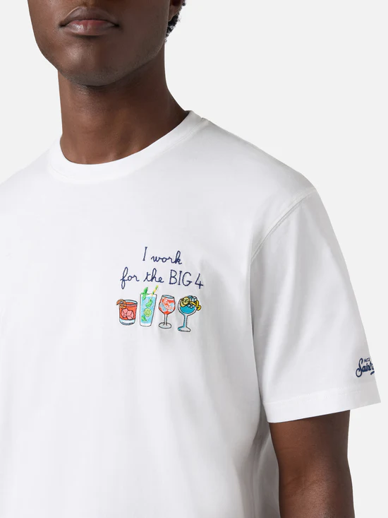 Saint Barth MC2 Portofino T-shirt Big Four - Afbeelding 2