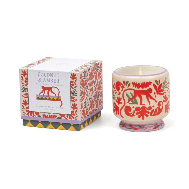 Paddywax ceramic kaars | Coconut & Amber