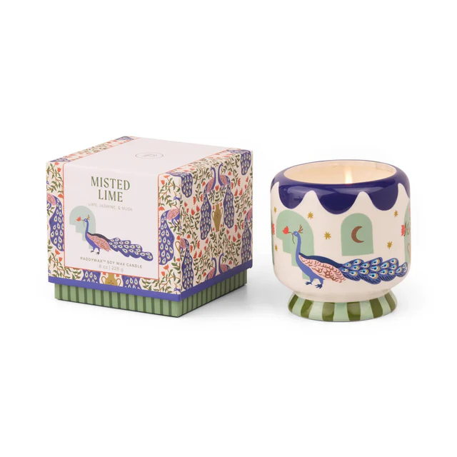 Paddywax ceramic kaars | Misted Lime 