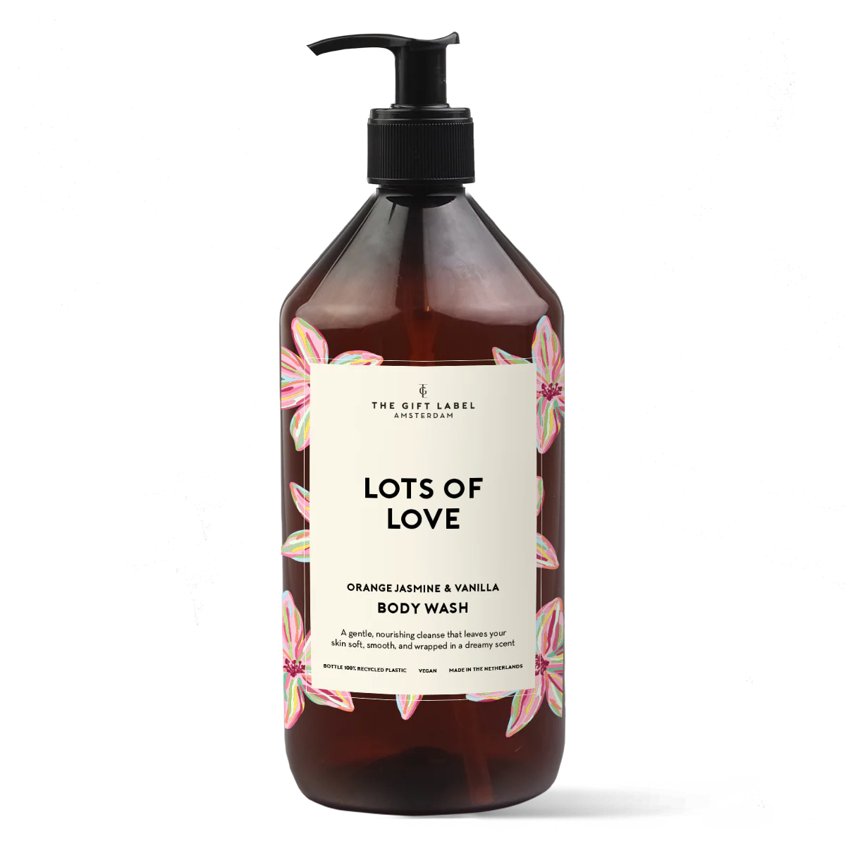 The Gift Label Body Wash 1000ml Lot's Of Love