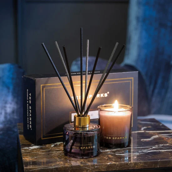 Ted Sparks candle & diffuser set Patchouliu & Musk