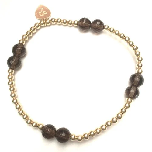 PScallme Four brown gold coloured