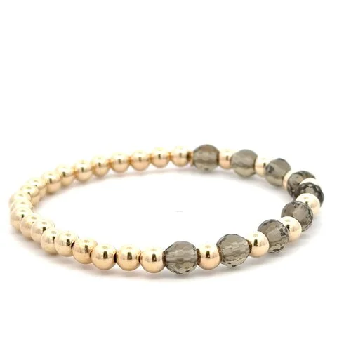 PScallme Half mix brown gold coloured