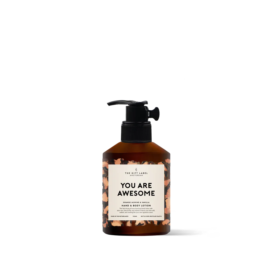 The Gift Label Hand & Body Lotion 250ml You Are Awesome