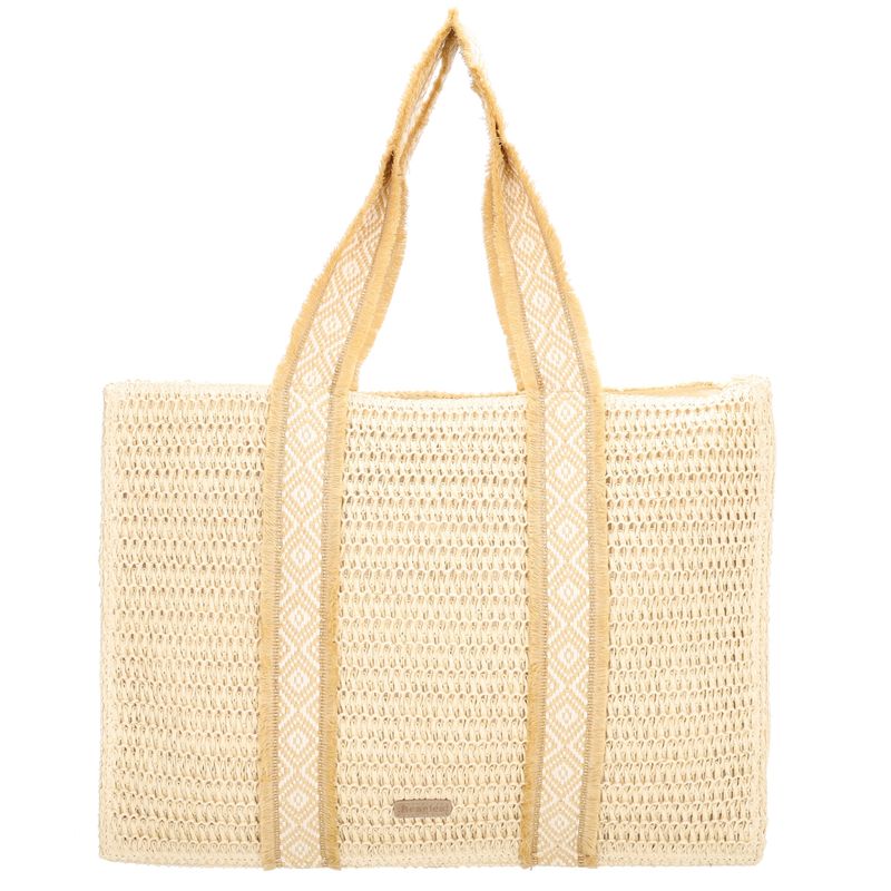 Beagles Tas Raffia Middel - Afbeelding 2