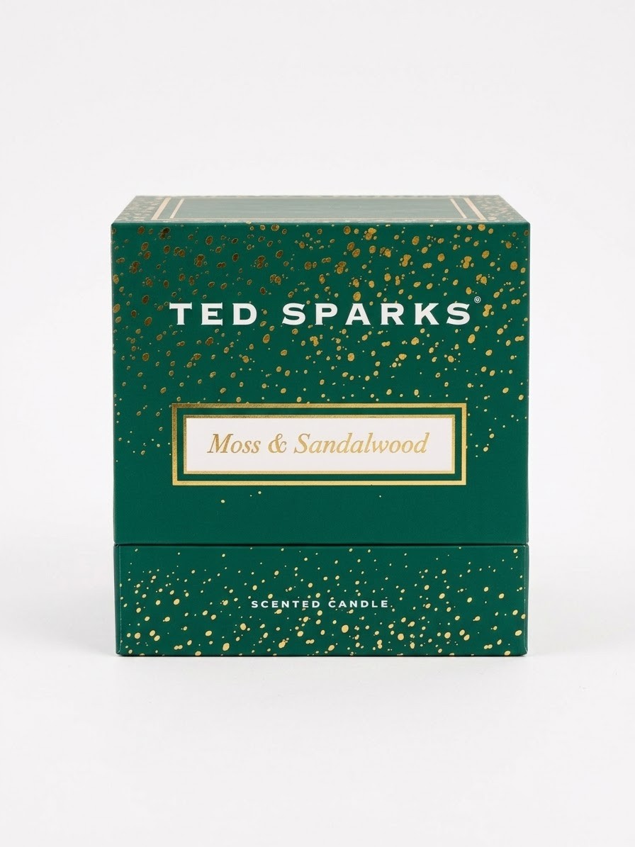 Ted Sparks Christmas Bauble Moss & Sandalwood - Afbeelding 1
