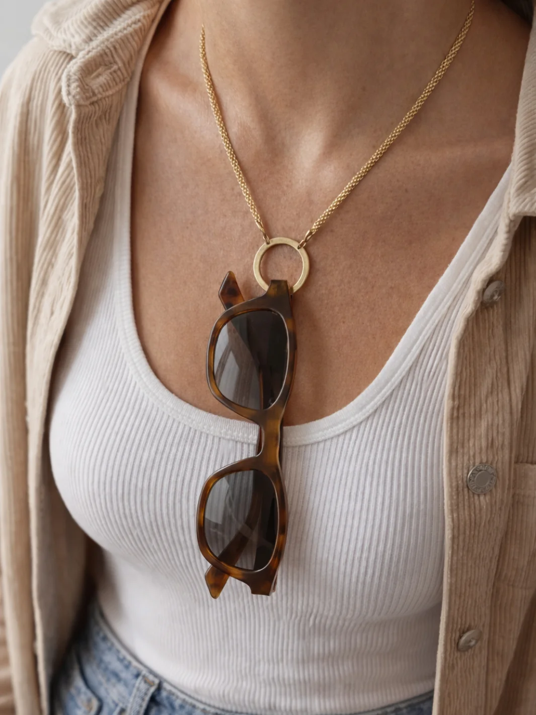 Sunny Cords Ring Edit | Lux short - goud - Afbeelding 2