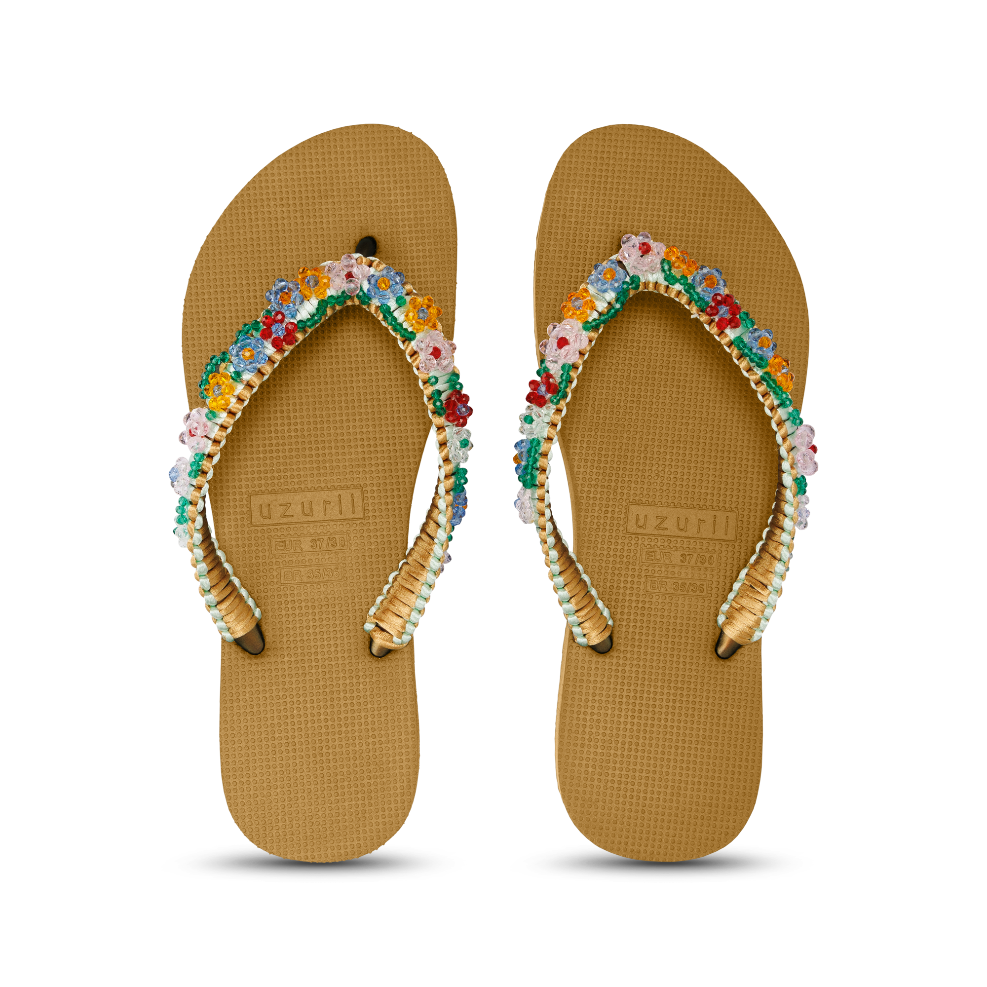 Uzurii Slippers Macrame Daisy - Ochre - Afbeelding 1