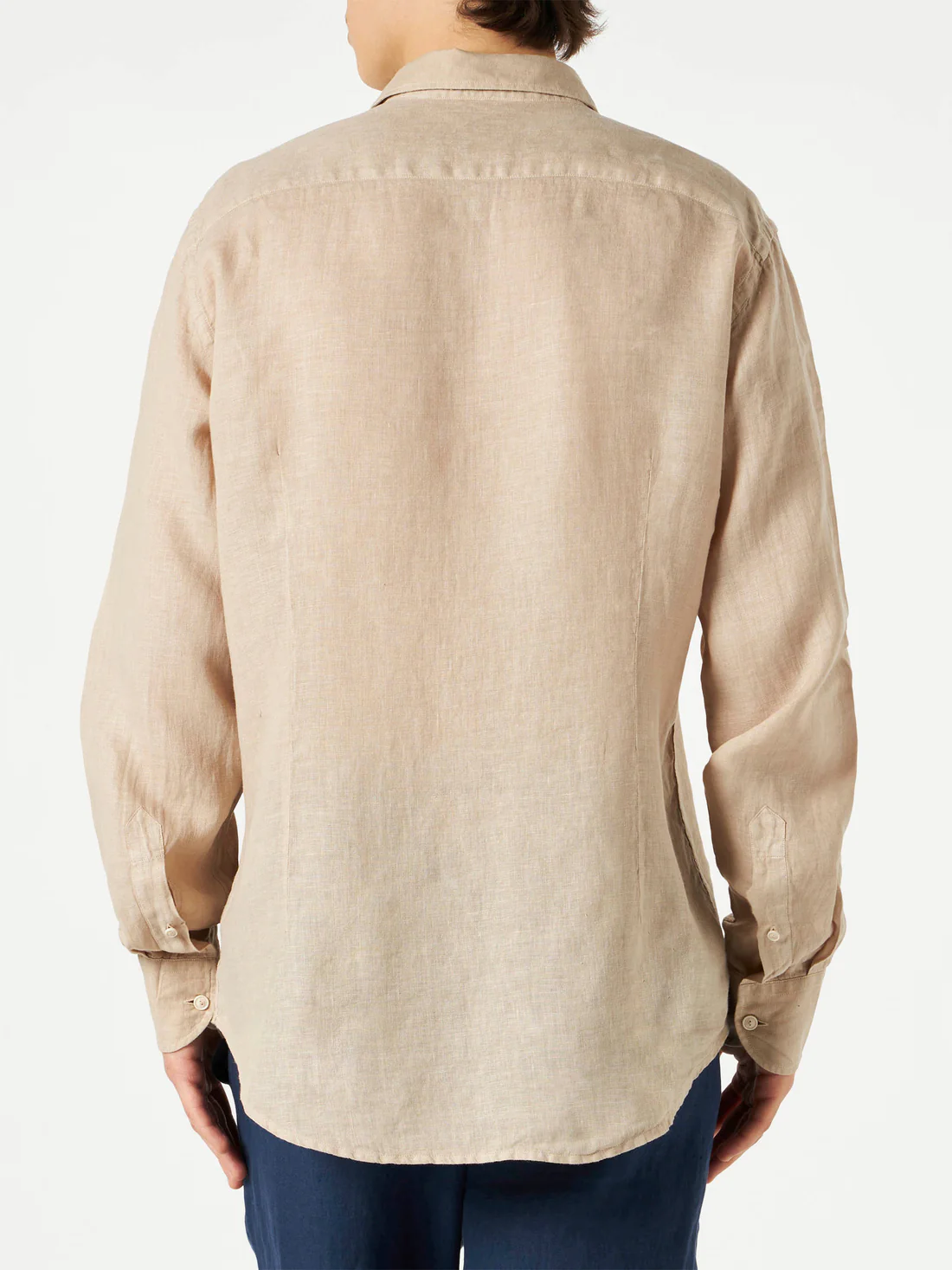 Saint Barth MC2 Pamplona beige linen shirt - Afbeelding 3