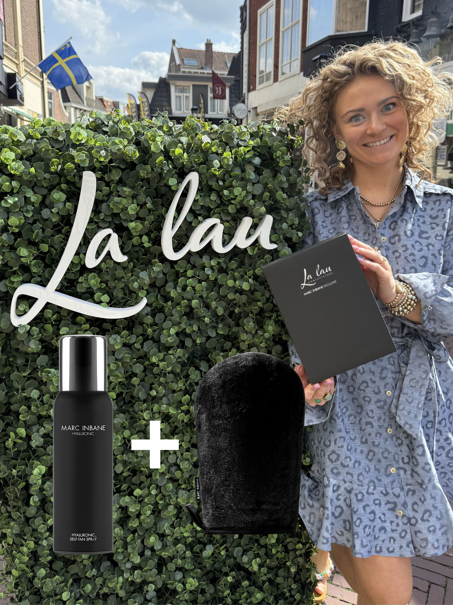 Marc Inbane hyaluronic spray + Gratis Handschoen