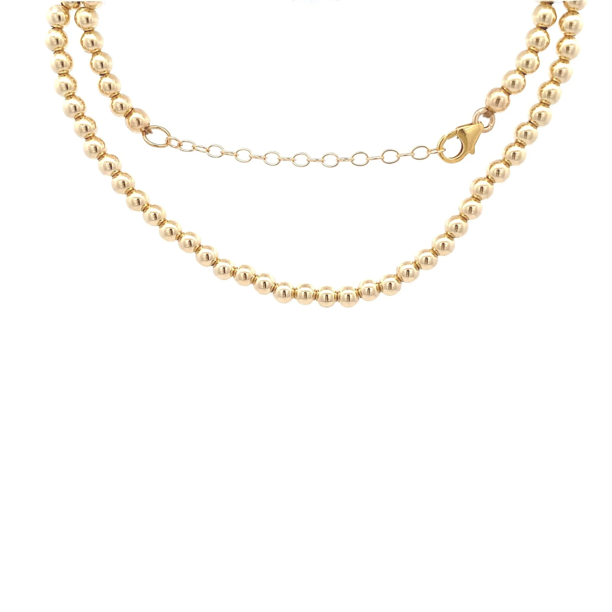 PScallme Necklace basic 4mm gold coloured